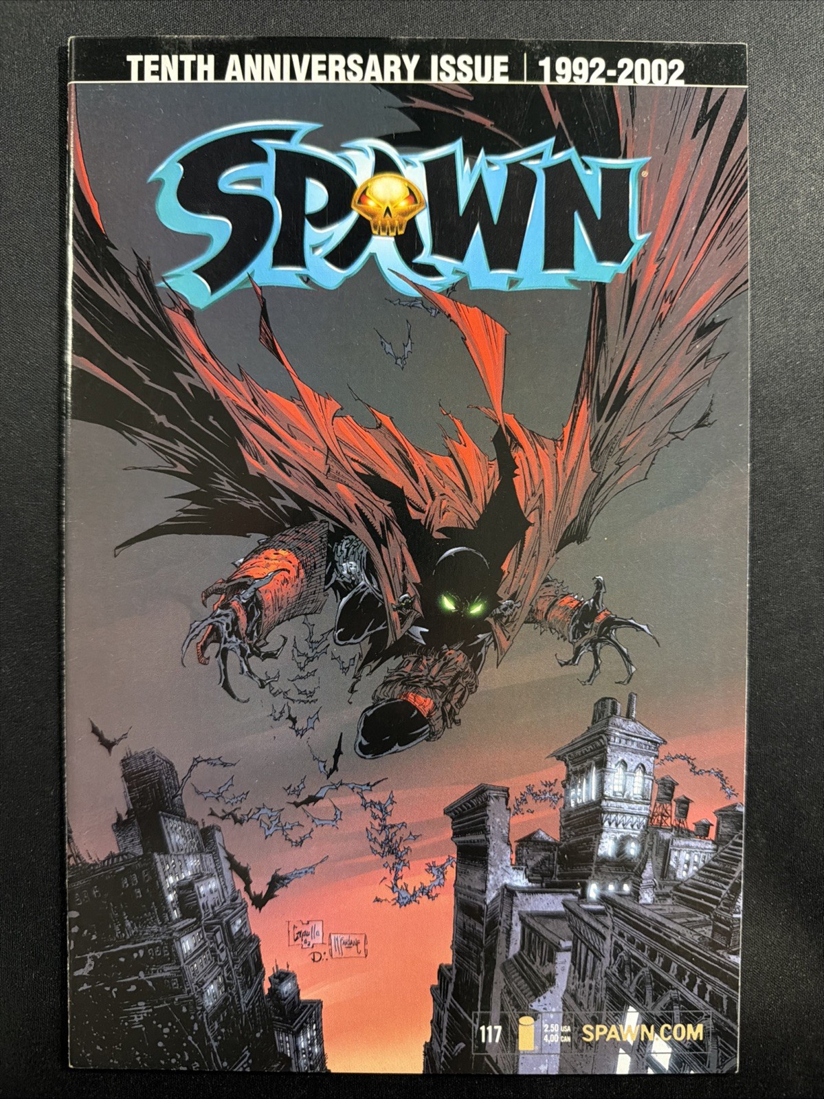 Spawn #117 2002 Image Comics prima stampa Todd McFarlane quasi nuovo -