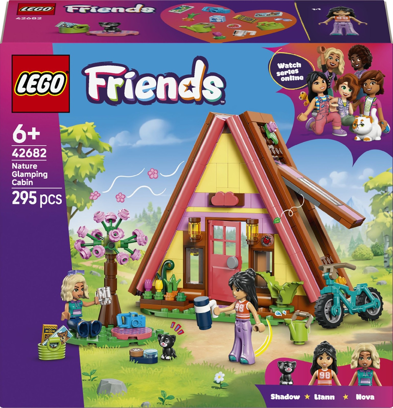 Merchandising Lego: 42682 - Friends - Cabina Glamping Nella Natura