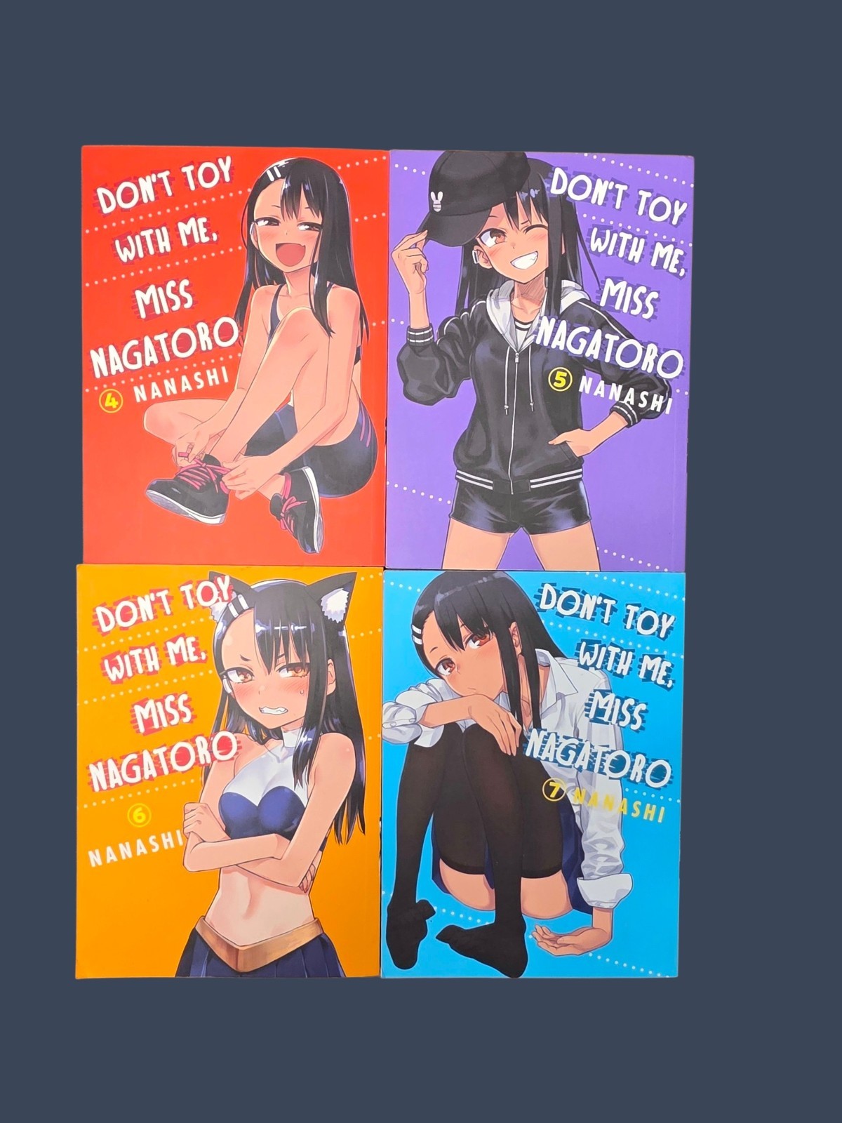 Don't Toy With Me, Miss Nagatoro lotto di 4 volumi manga 4-7