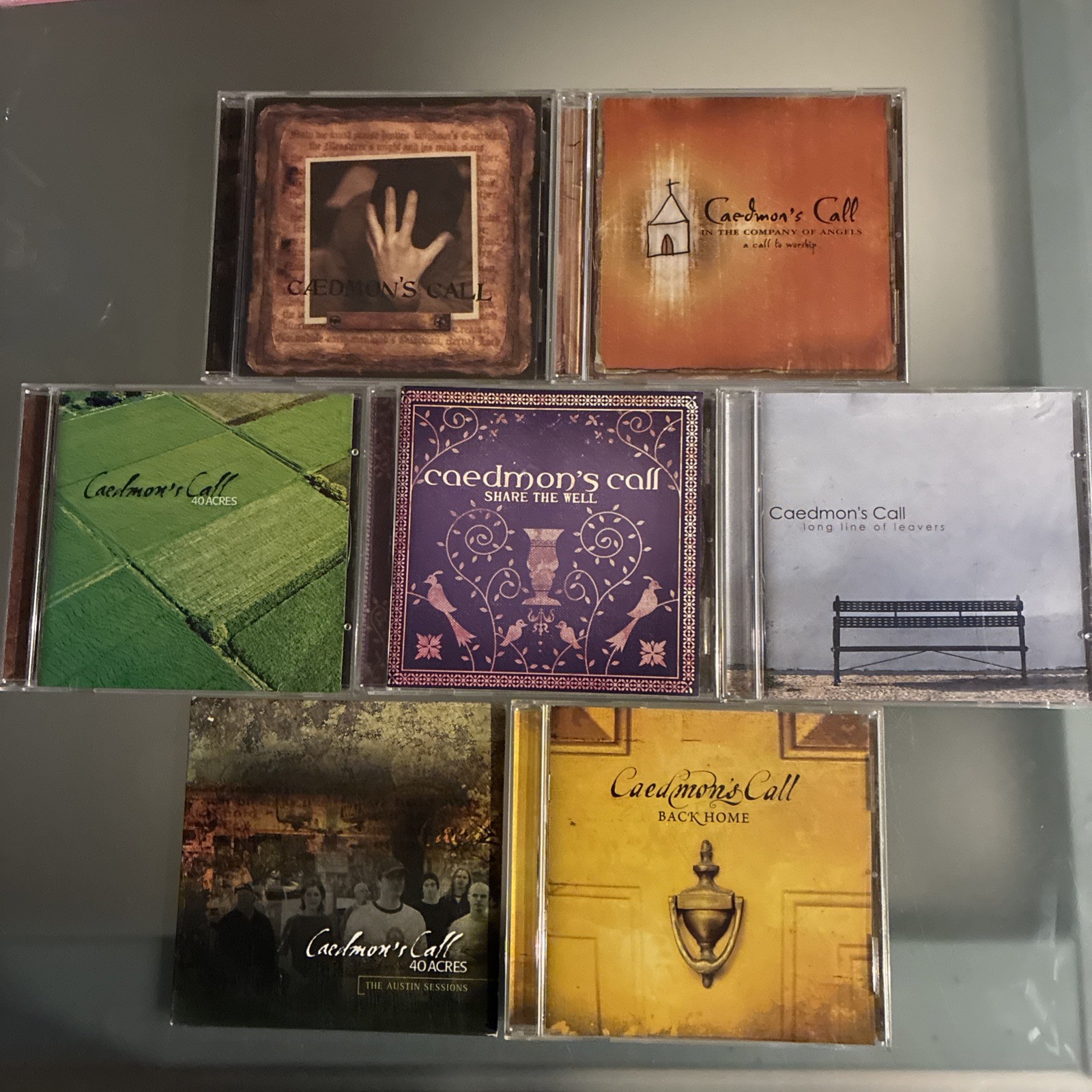 Caedmons Call 7 CD LOT 40 Acres Austin Sessions Back Home Share The Well Long