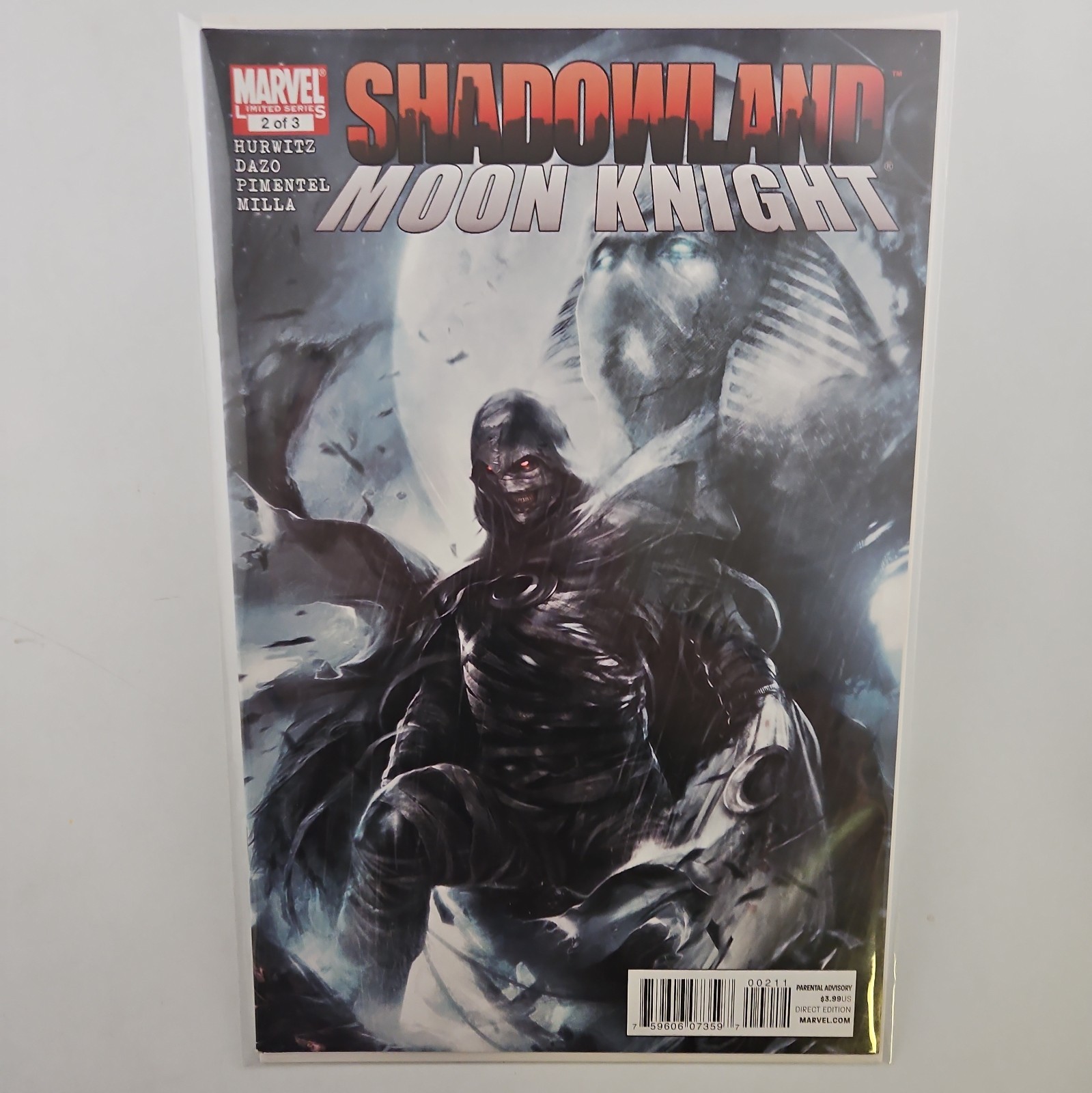Shadowland Moon Knight #2 -2010 Daredevil - Copertina Francesco Mattina
