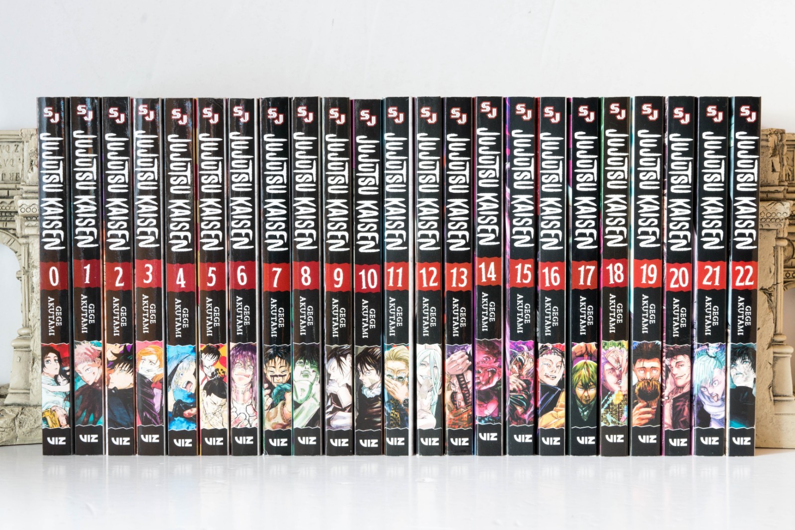 JUJUTSU KAISEN serie manga lotto di 23 (#0-22) set libri lingua inglese