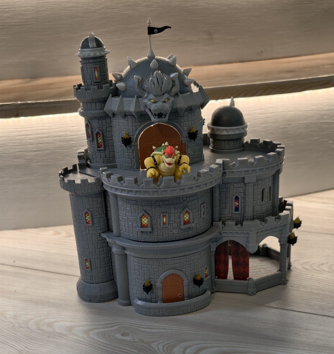 The Super Mario Galaxy Movie - Playset Deluxe Castello di Bowser con Bowser 