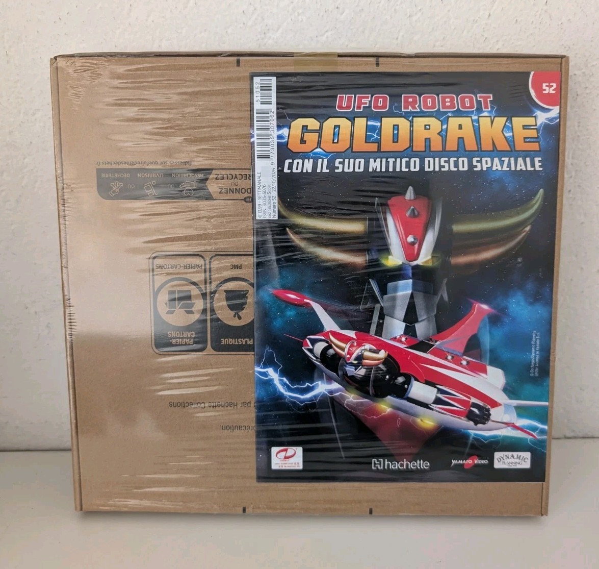 COSTRUISCI UFO ROBOT GOLDRAKE CON DISCO SPAZIALE N° 52 Hachette Nuovo Edicola
