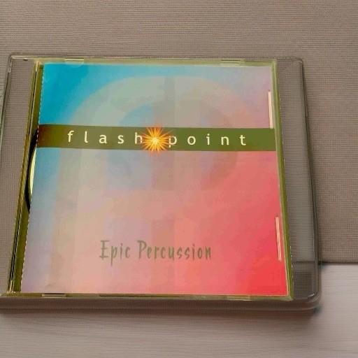 Epic Percussion RARE!  CD FlashPoint Music BMI(Urgent Drama)FP21