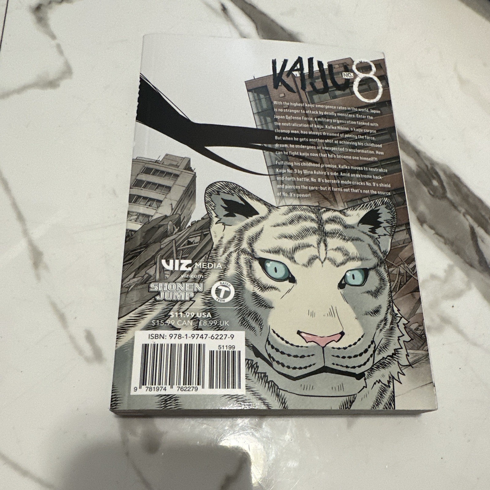 Kaiju n. 8 vol. 8 Numero 8 TPB Manga Inglese VIZ Media Naoya Matsumoto