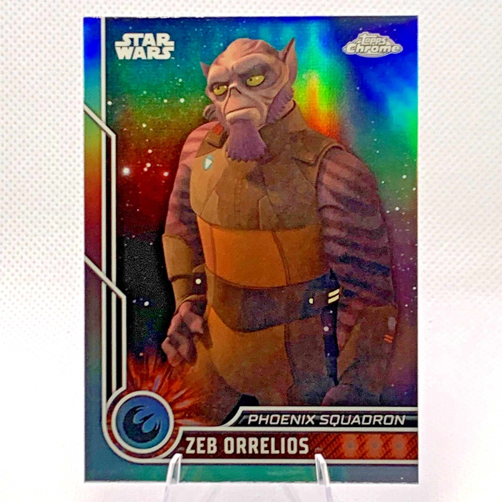 Zeb Orrelios 2023 Topps Chrome Star Wars rifrattore #33 Phoenix Squadron