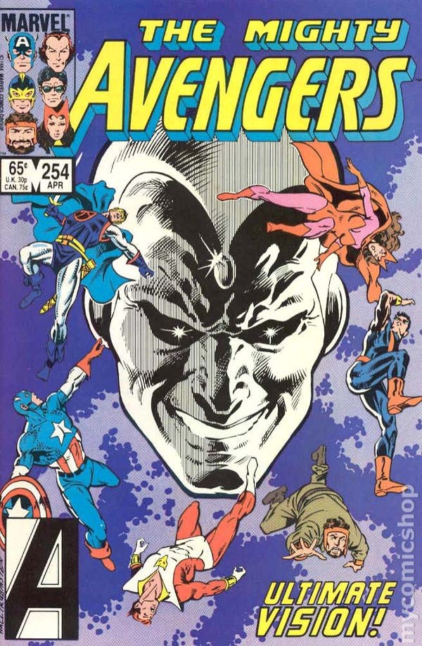 Avengers #254 FN 1985 Immagine Stock