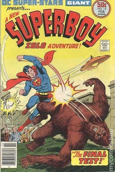 DC Super Stars #12 VG 1977 immagine stock basso grado