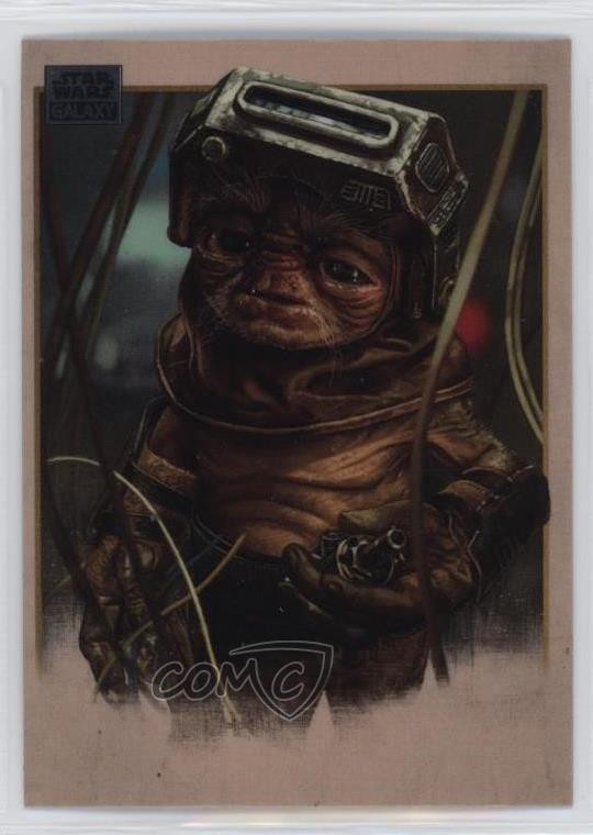 2024 Topps Chrome Star Wars Galaxy Babu Frik Juan Carlos Ruiz Burgos #75 1co7