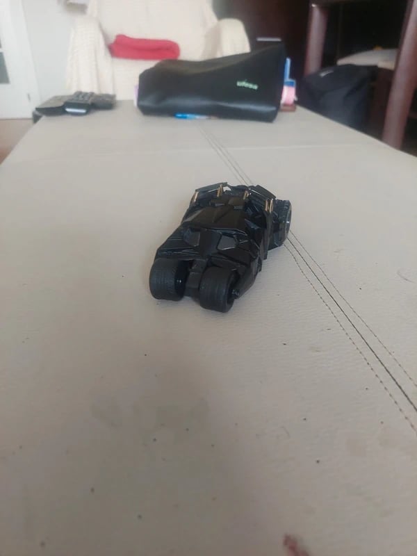 Coche colección a escala, batmovil Caballero Oscuro