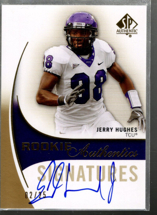 B2917 - 2010 SP Authentic Gold #149 Jerry Hughes Auto /25 *FOTO CAMPIONE