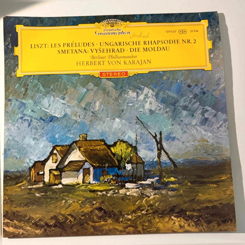 Liszt Smetana karajan Berliner Philharmoniker LP Klassik deutsche Grammophon