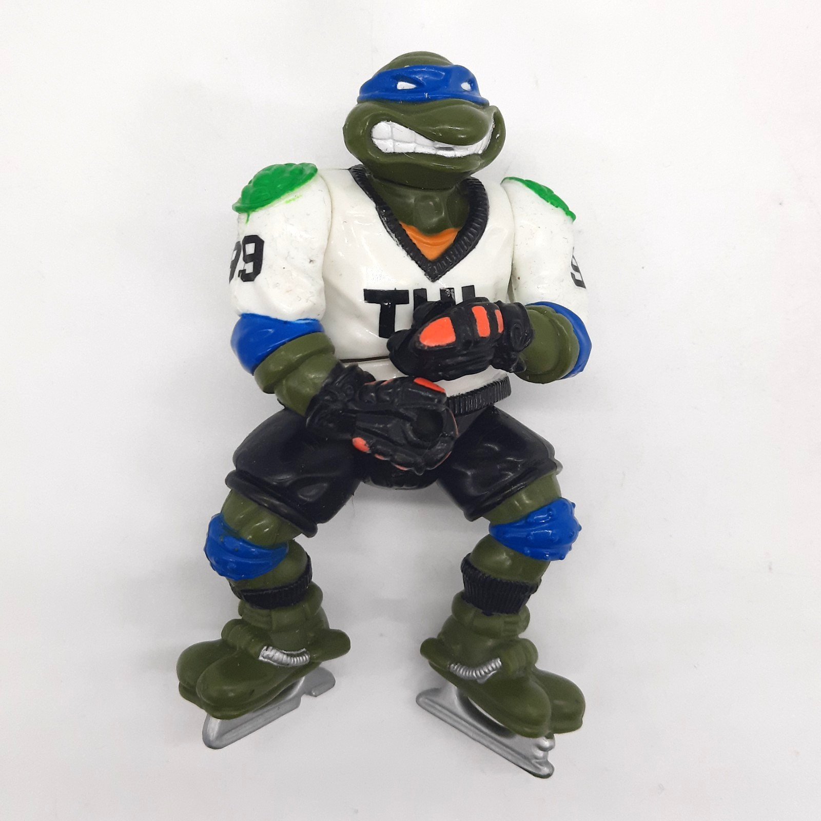 TMNT Slap Shot Leonardo Playmates Teenage Mutant Ninja Turtles Toy Figure 1991