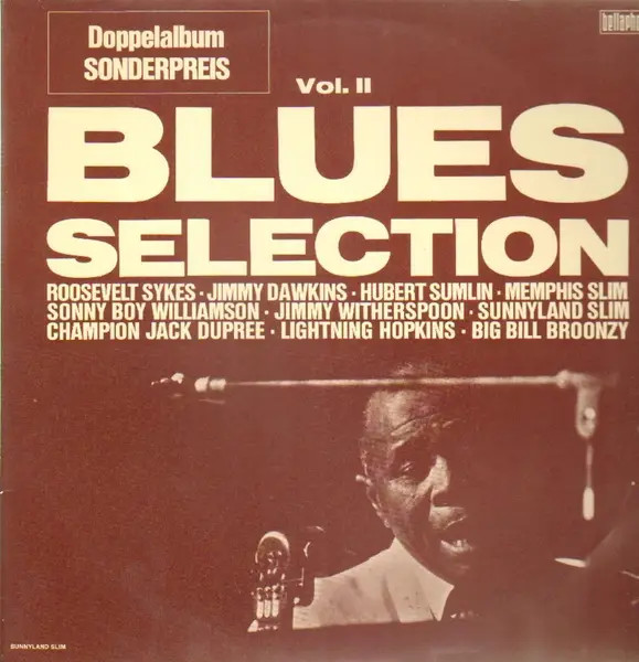 Blues Selection Vol II Various Bellaphon 2xLP Vinile Doppio LP 33 U/min