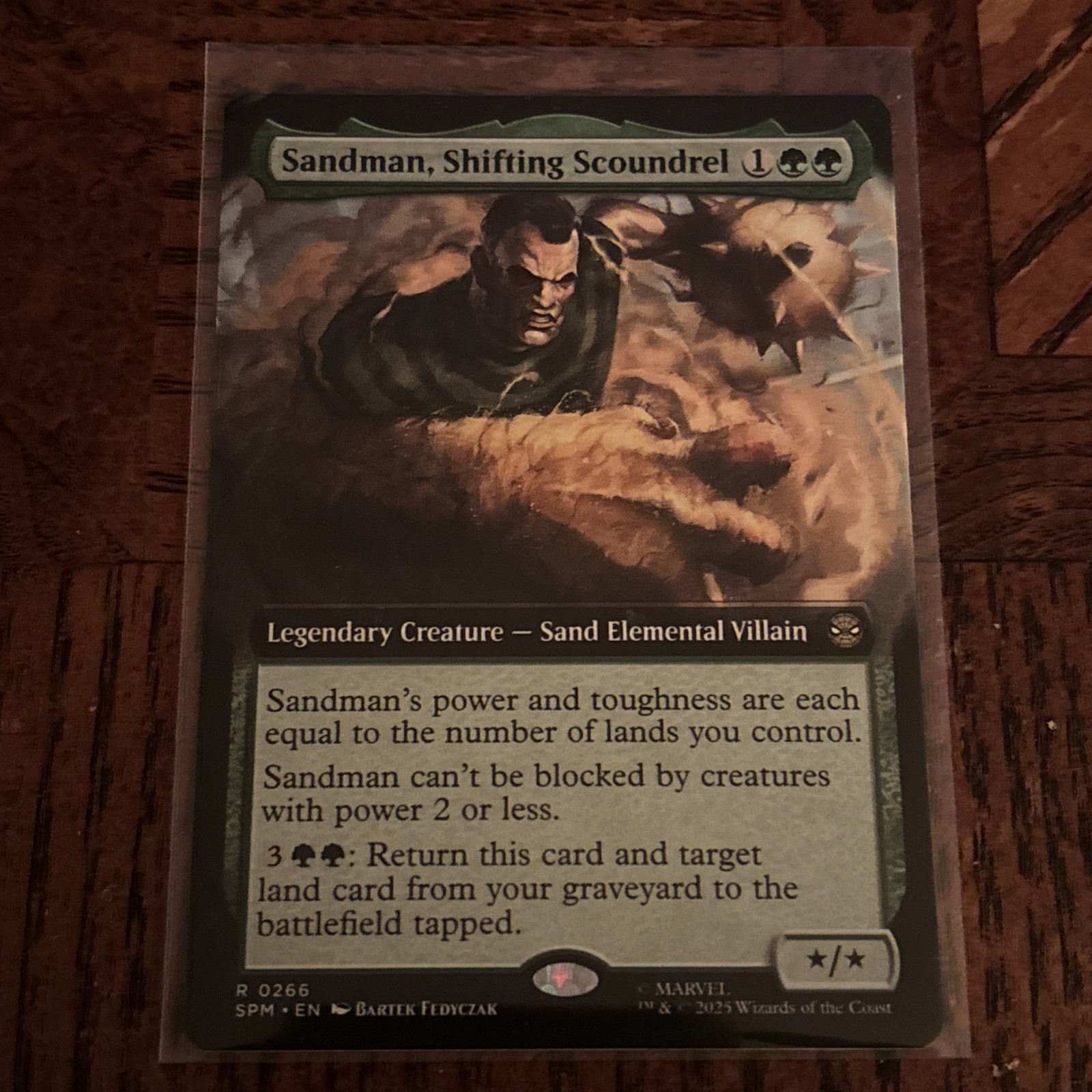 Sandman, Shifting Furgrel (Extended Art) Marvel's Spider-Man Regular