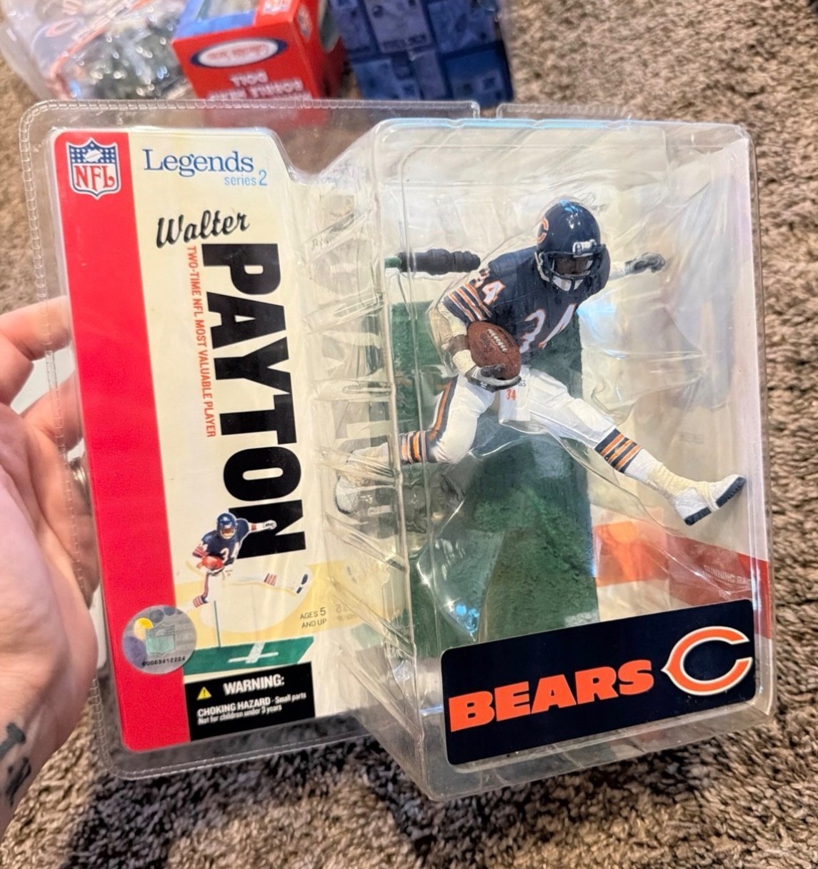 Chicago Bears Walter Payton 2006 McFarlane's Sports Picks NFL Legend Series 2  