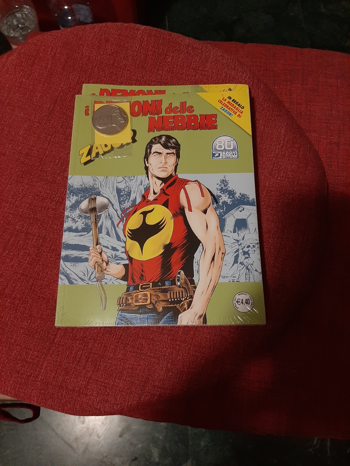 Zagor n 720  Originale Sigillato  Con Medaglia Commemorativa 80° Anniv...