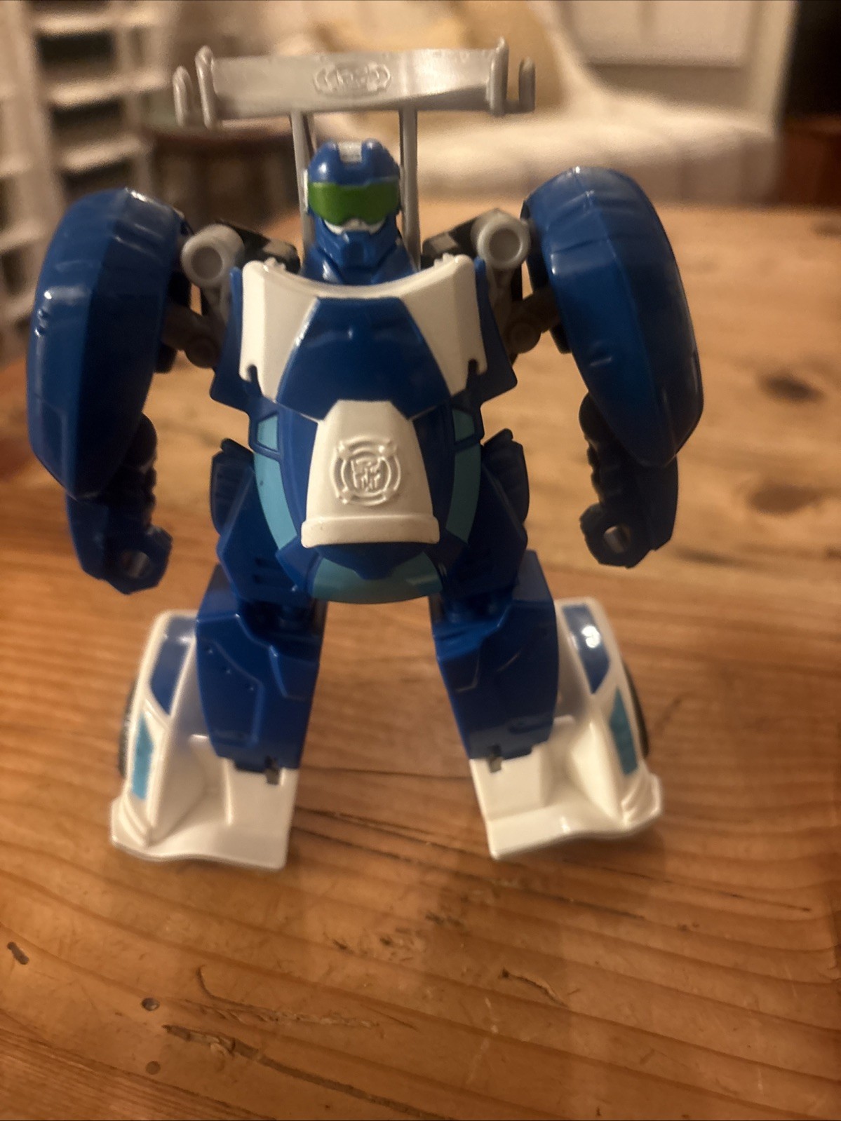 5" Playskool Heroes Transformers Rescue Bots Blurr Modellino auto da corsa Hasbro (o36