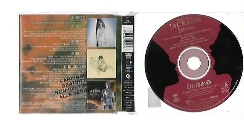 CD single Michael Jackson Scream * campione gratuito