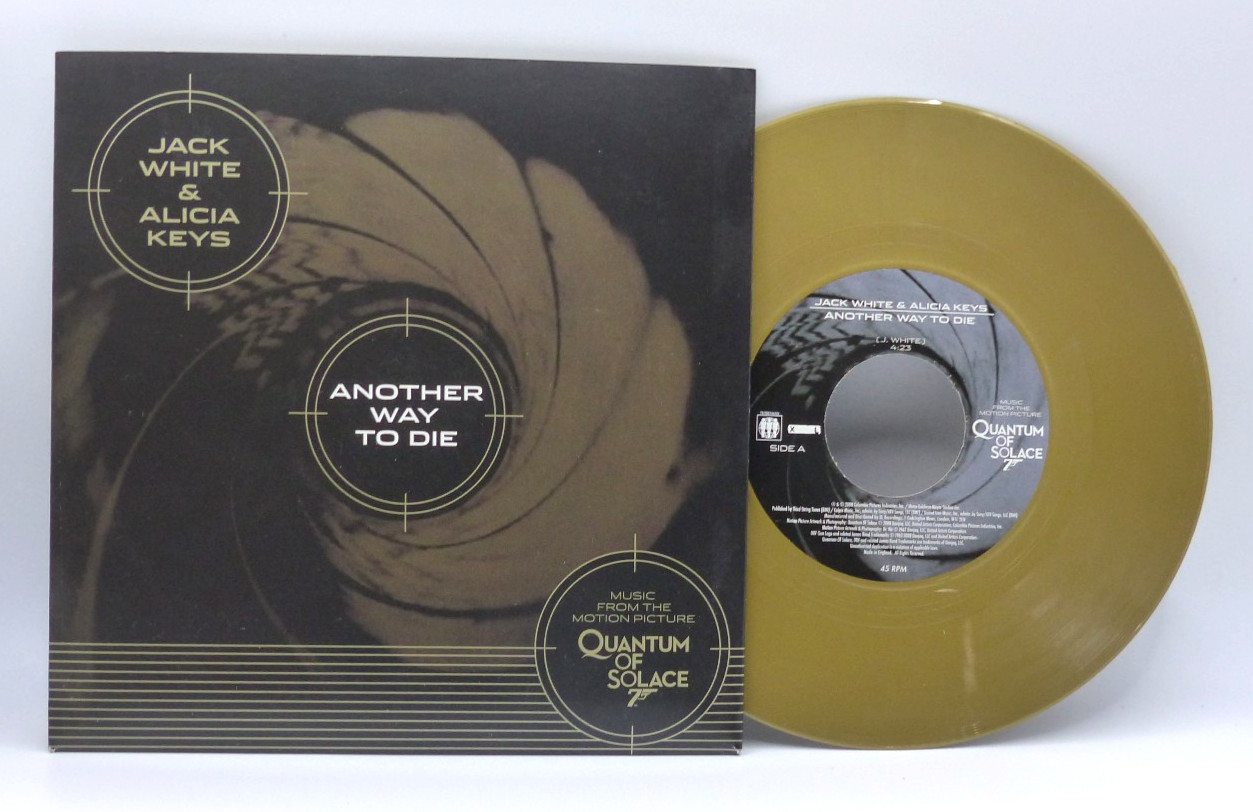 Jack White & Alicia Keys Single 7" Vinile Schallplatte Another Way To Die MINT