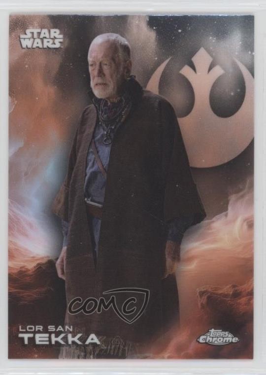 2025 Topps Chrome Star Wars Lor San Tekka #82 1i3m