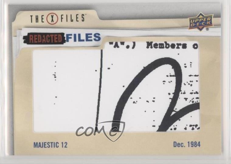 2019 The X-Files: UFOs & Aliens Edition Redacted Files Achievement #FBI-30 5l3