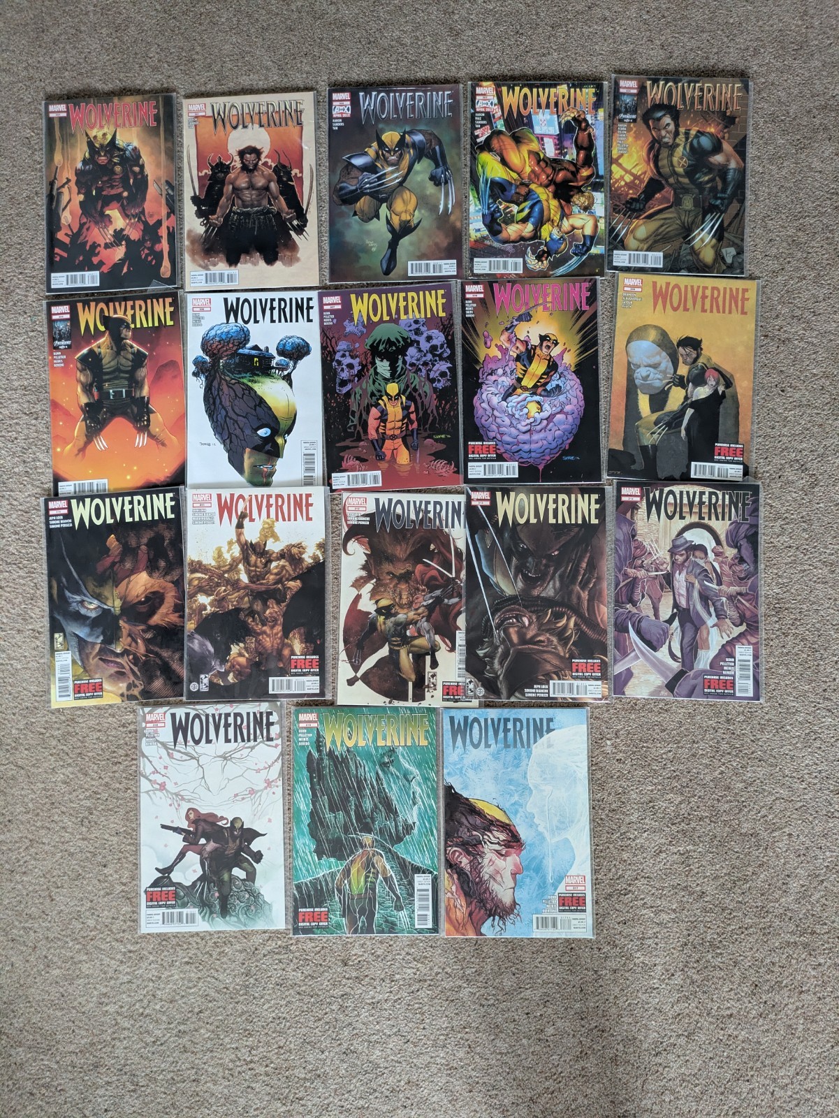 Wolverine 300-317 Complete Series Run Lot Jason Aaron Sabretooth Reborn Marvel