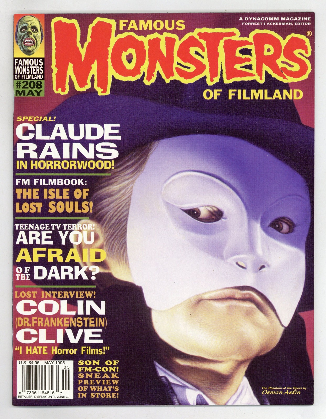 Famous Monsters of Filmland rivista #208 FN- 5.5 1995 basso grado