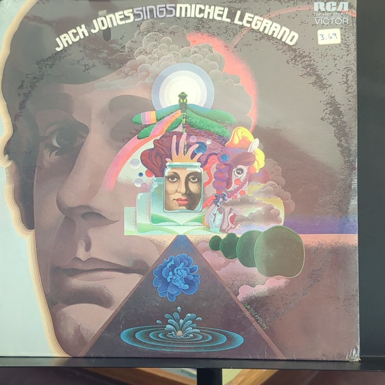 Jack Jones SINGS Michael Legrand RCA Victor LSP-4480 SHRINK EX/EX Vinyl Lp