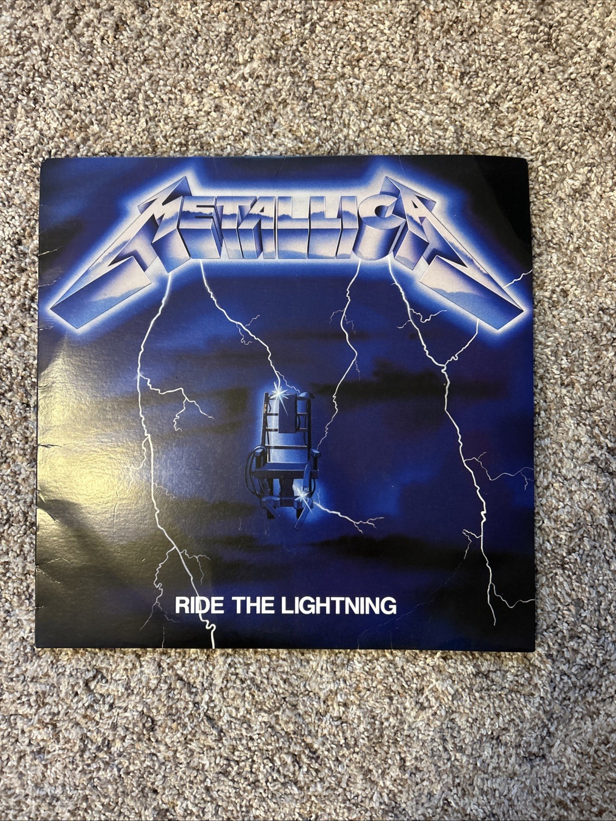 Metallica Ride The Lightning Vinyl LP Electric Blue (NEW)