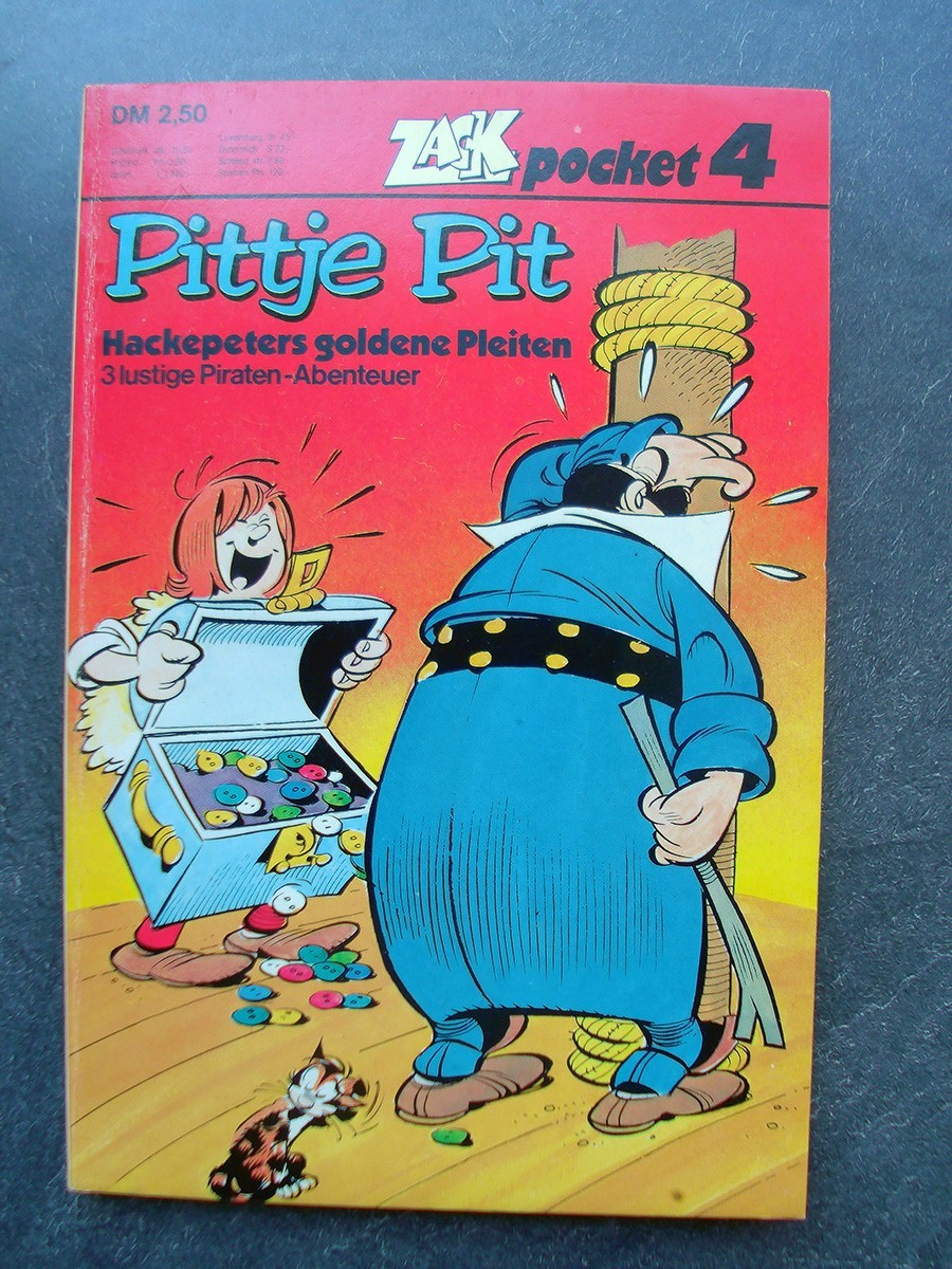 Zack Pocket 4: Pittje Pit, corallo 1980, libro tascabile
