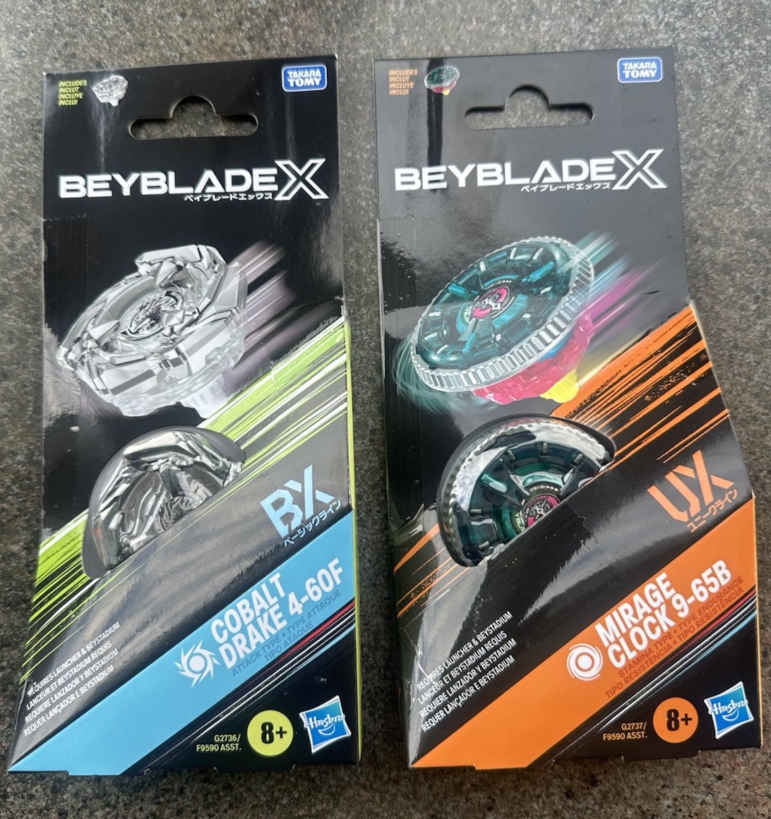 Beyblade X Mirage Clock 9-65B Cobalt Drake 4-60F HASBRO | US SELLER