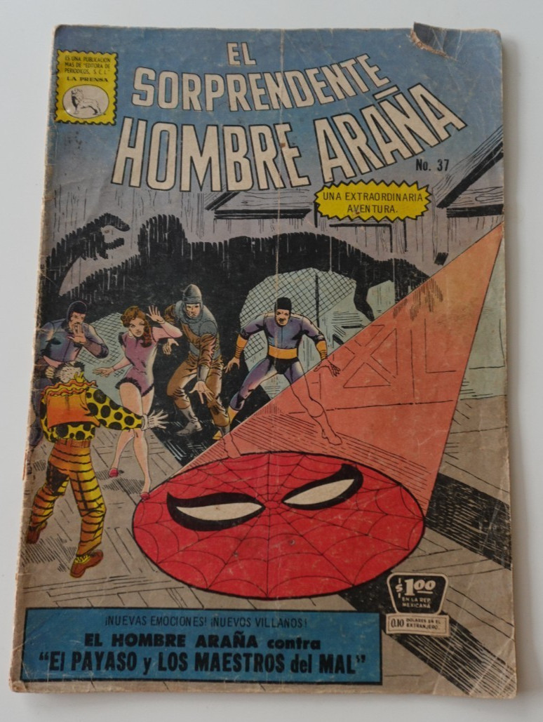 Cómic E. LA PRENSA/MEXICO EL SORPRENDENTE HOMBRE ARAÑA " 1965 #37