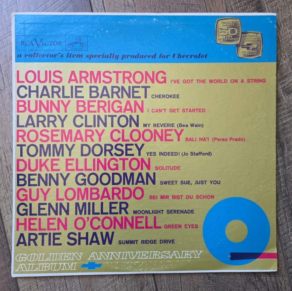 1961 Golden Anniversary Album Jazz Various Artists Record Vinyl 12" LP PR 111