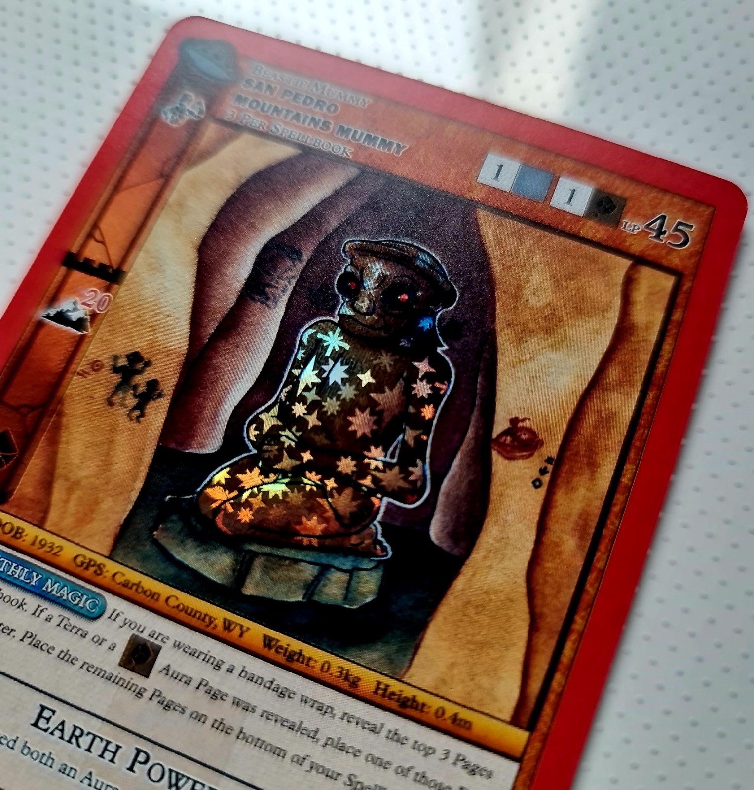 MetaZoo 2022 1st Edition - San Pedro Mountains Mummy Holo Foil Silver
