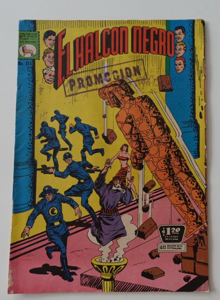 Cómic E. LA PRENSA/MEXICO EL HALCON NEGRO " 1970 #313