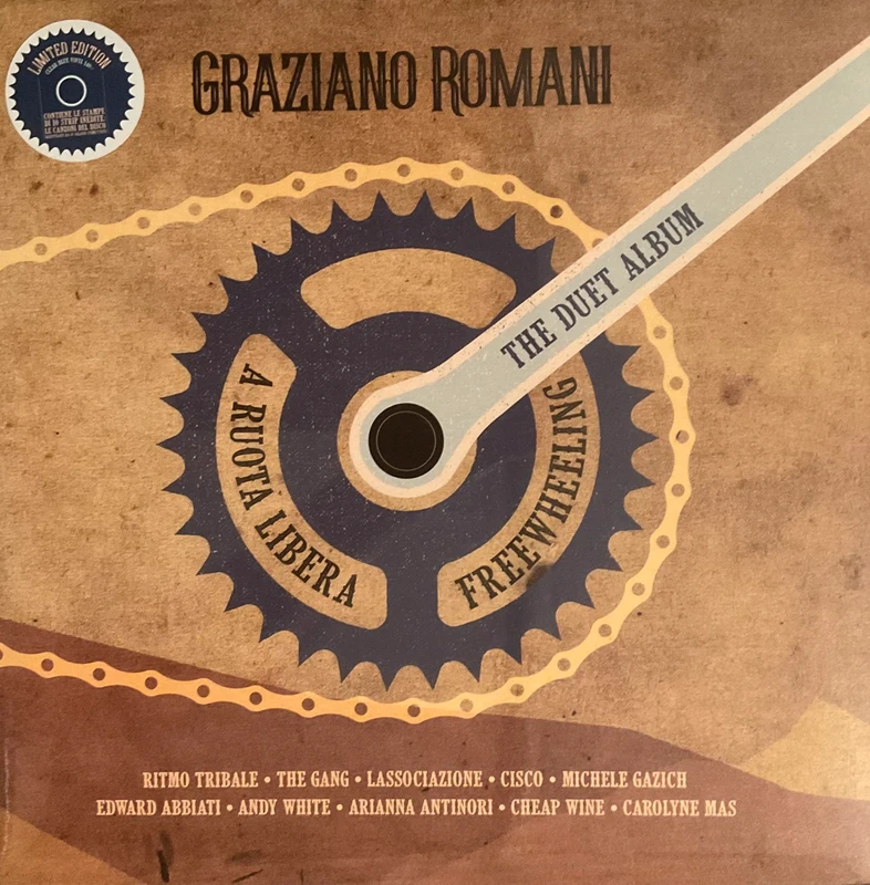 Graziano Romani A ruota libera ltd. Edition LP Blue wax 2018 Carolyne Mass Gang