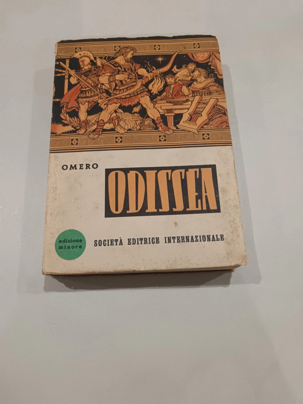 Libro vintage Odissea Omero illustrato 1957