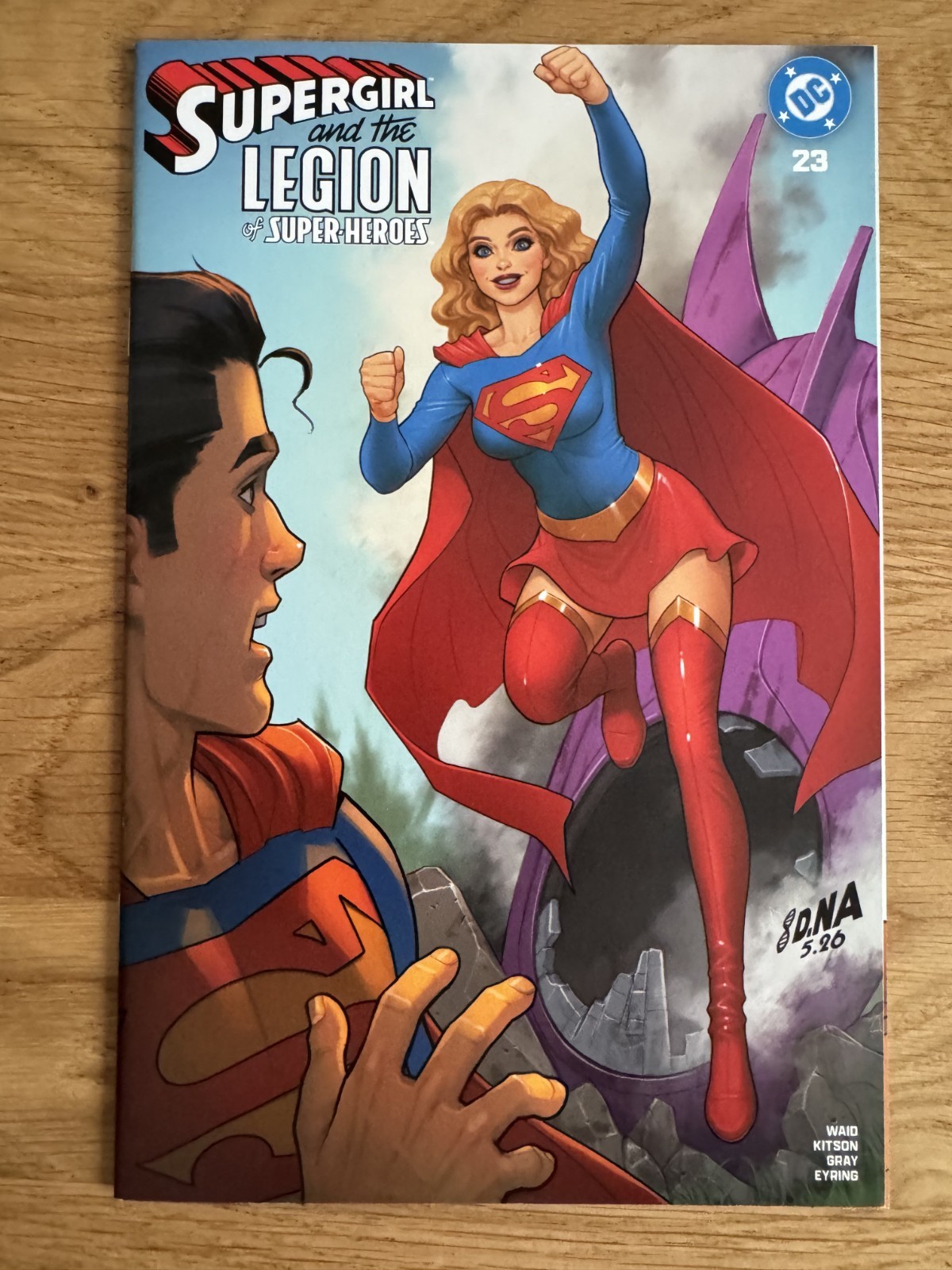 Supergirl and the Legion of Super-Heroes #23 Facsimile  David Nakayama Variant