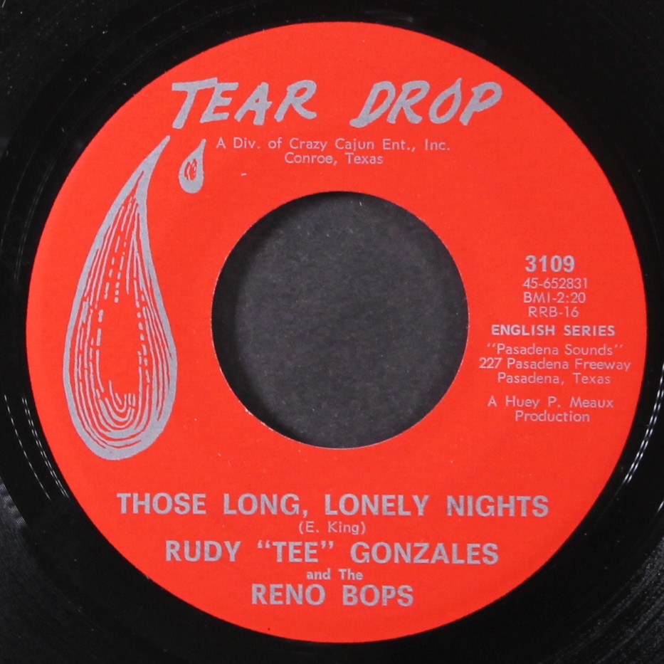 RUDY 'TEE' GONZALES & RENO BOPS: la bamba / those long, lonely nights TEAR DROP