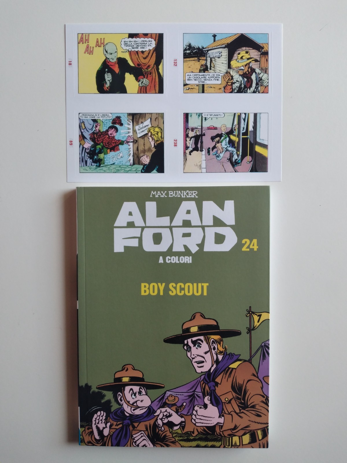 ALAN FORD  a Colori  n.24  c/Figurine  Gazzetta dello Sport   EDICOLA !!  Rif. 2