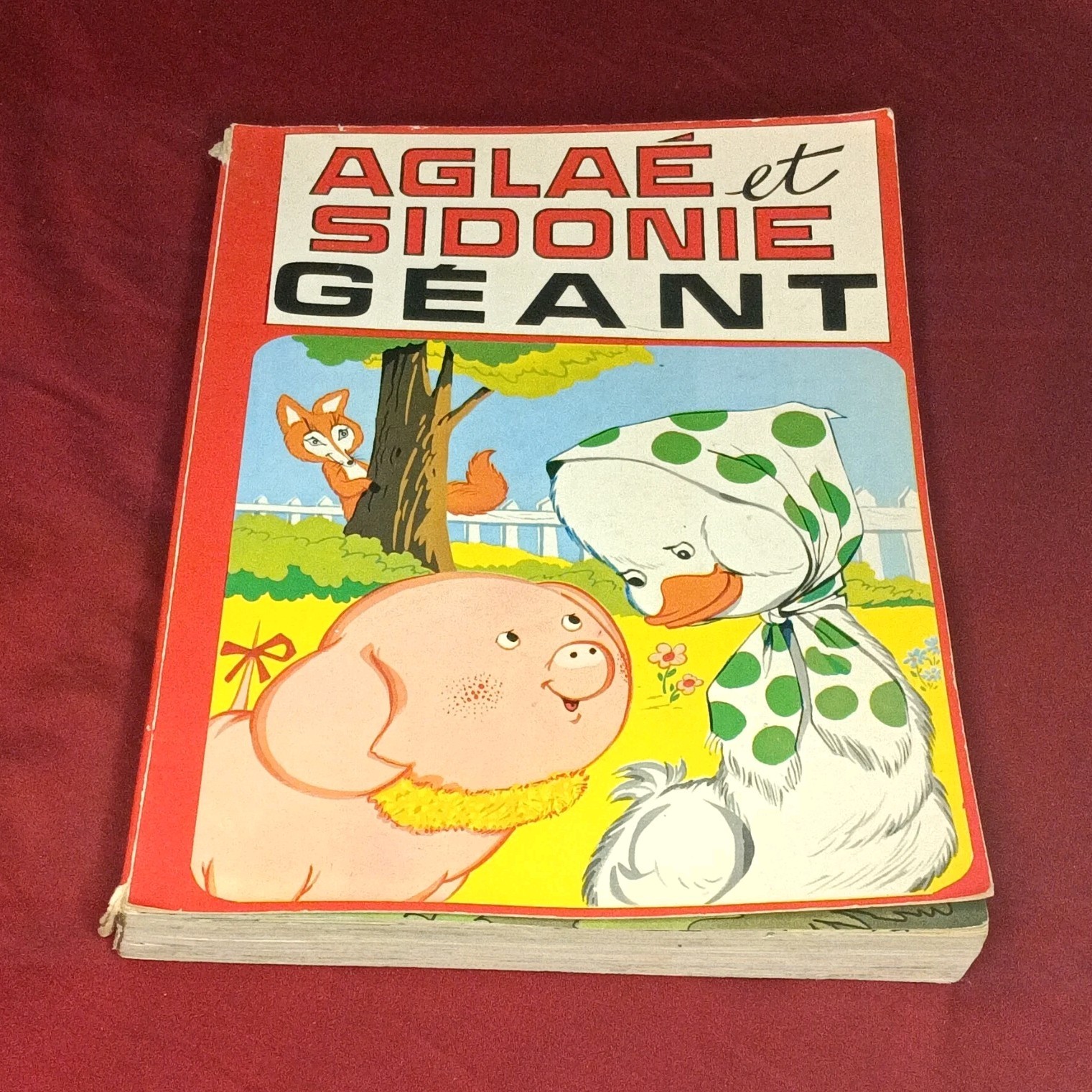 Jacques Charrier - Aglaé et Sidonie géant, album illustré, Éd. M.C.L. 1977
