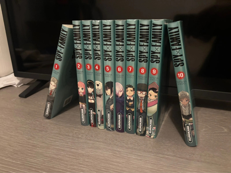 Manga Spy x Family tomes 1 à 10 - édition Kurokawa