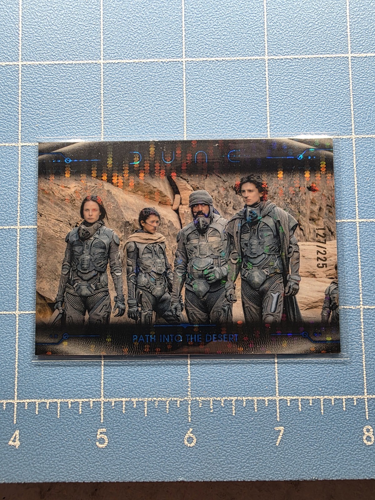 2024 Topps Chrome Dune - 89 Path into the Desert - Blue Sonar Refractor 127/225