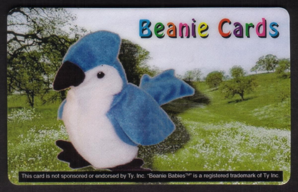 Beanie Card 5M: Rocket Il Blue Jay Bird (2ª Stampa) Carta Telefonica