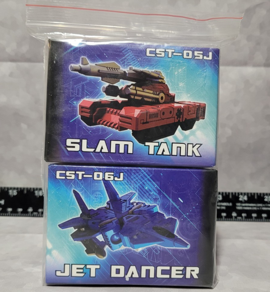 Set figure KFC Keith's Fantasy Club toys CST-05J Slam Tank & CST06J Jet Dancer
