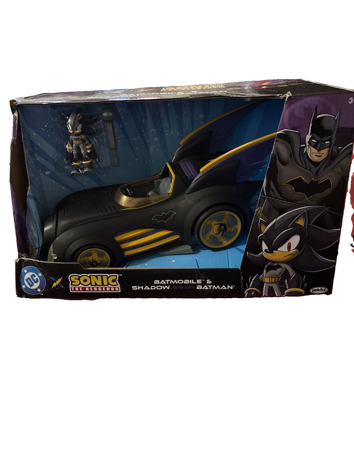 Dc X Sonic Il Riccio Batmobile E Ombra Batman Nuovo