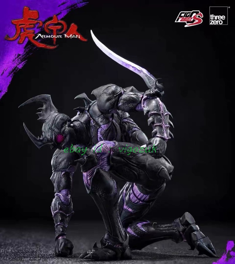 Threezero FigZero S 1/12 Armour Man Dark Club Version Action Figure Anime Model