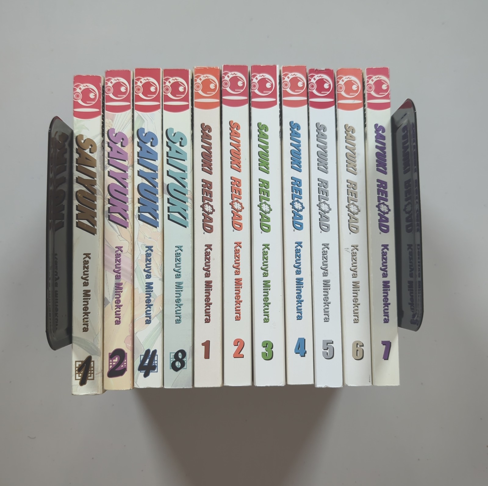 Saiyuki Vols 1, 2, 4, 8, Saiyuki Reload, Vols 1 - 7, Tokyopop, Lotto di 11